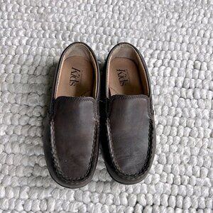 Nordstorm Boy's Shoes Brown Slip-On Loafers Toddler dress shoe Size 10.5